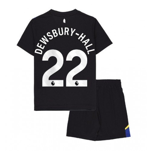 Stroje piłkarskie Everton Kiernan Dewsbury-Hall #22 Koszulka Trzeciej dla dzieci 2025-26 Krótki Rękaw (+ szorty)
